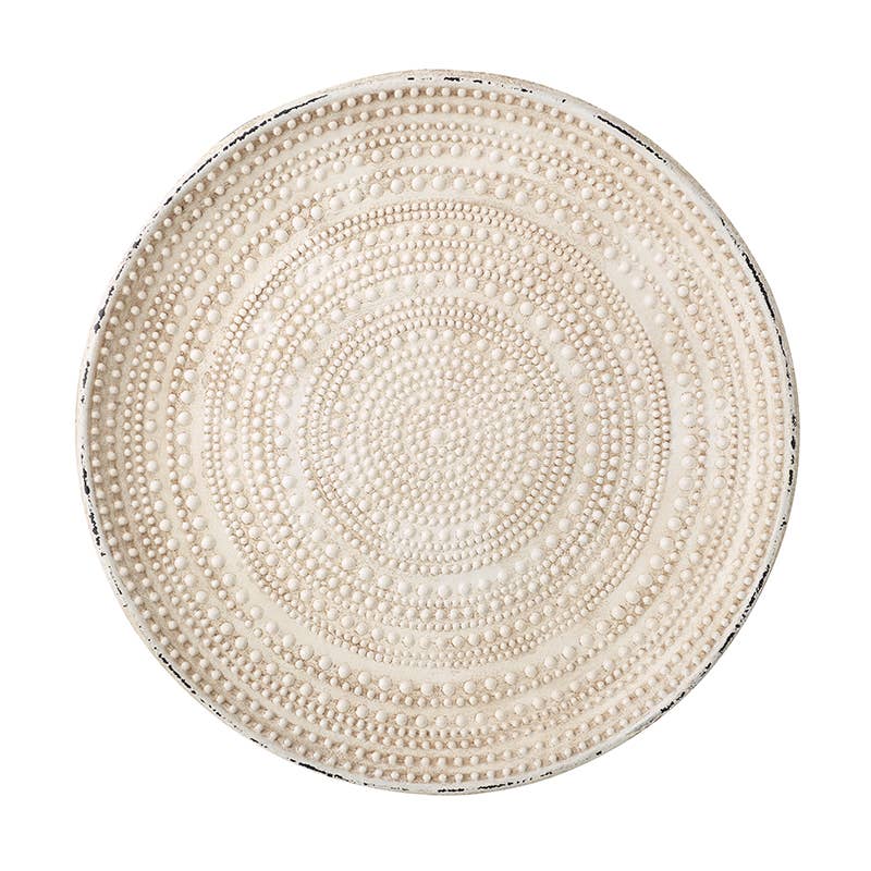 ROUND WOODEN DISPLAY PLATE