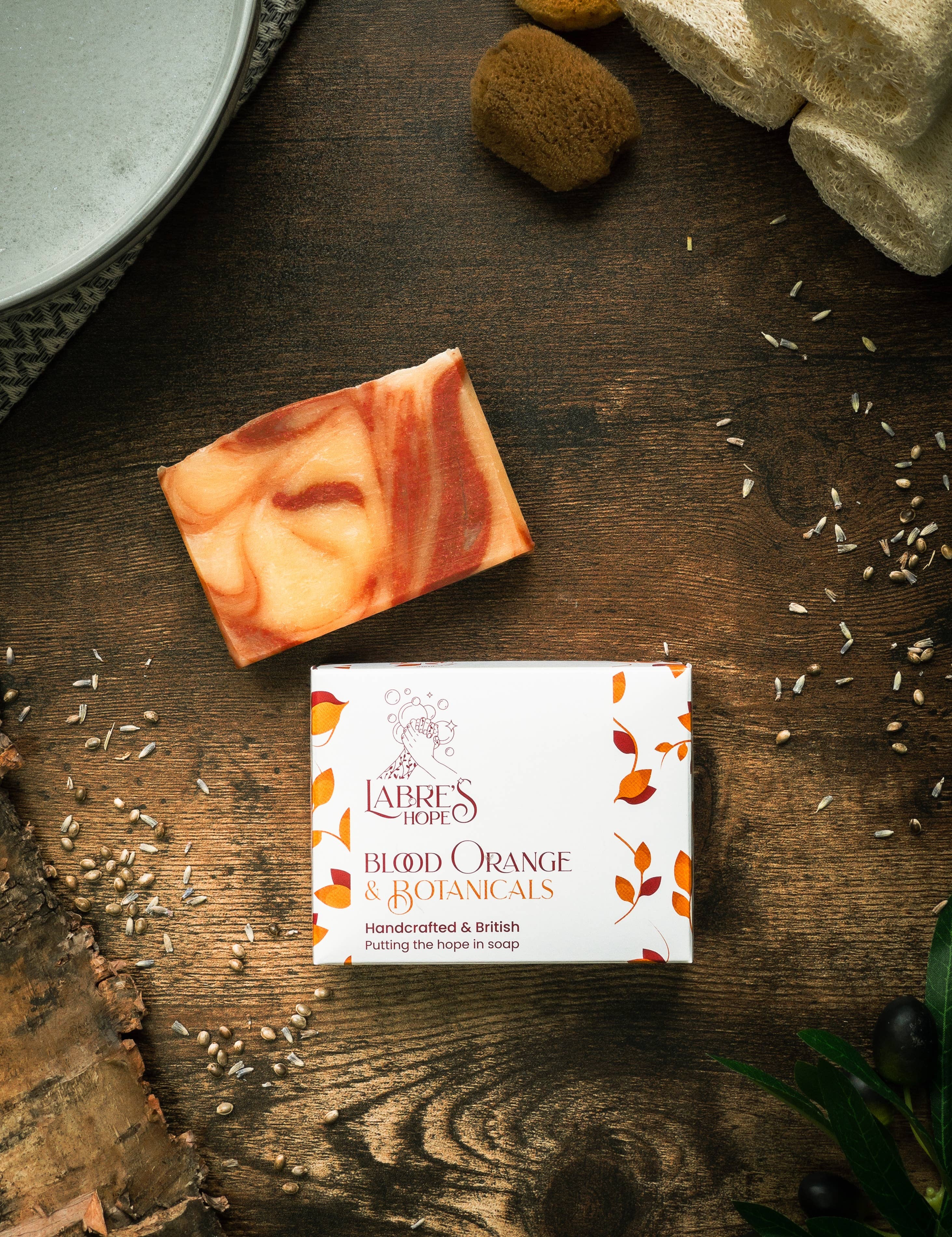 Blood Orange & Botanicals Vegan Soap | Citrus & Patchouli