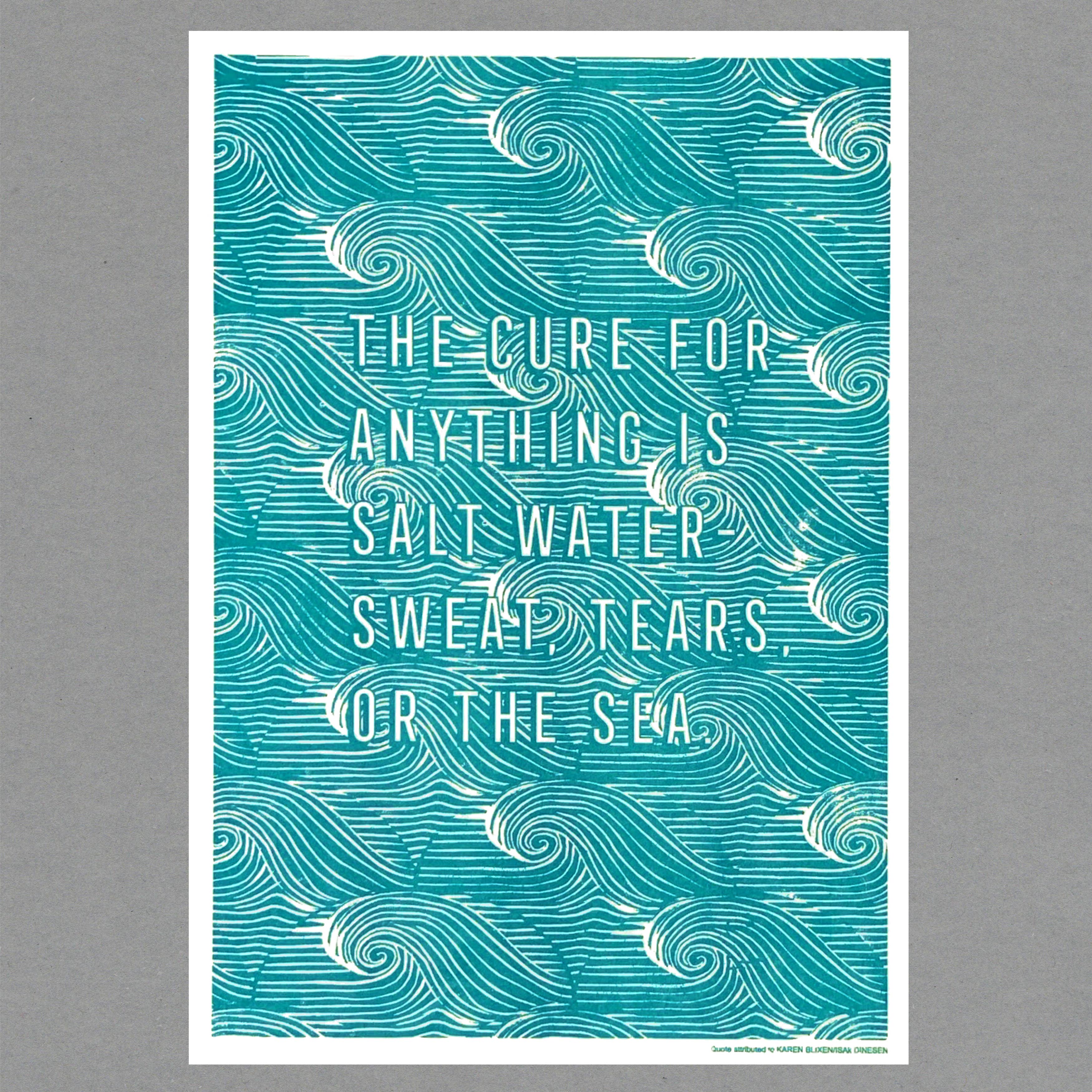 The Cure Risograph Print. A3. Eco Friendly