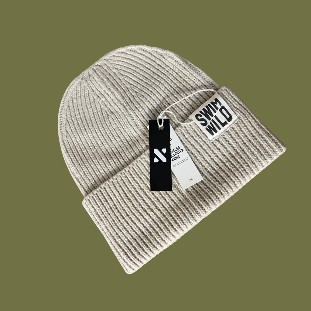 Chunky Beanie knit Hat - Oat