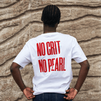 No Grit No Pearl Organic Cotton T-Shirt in White
