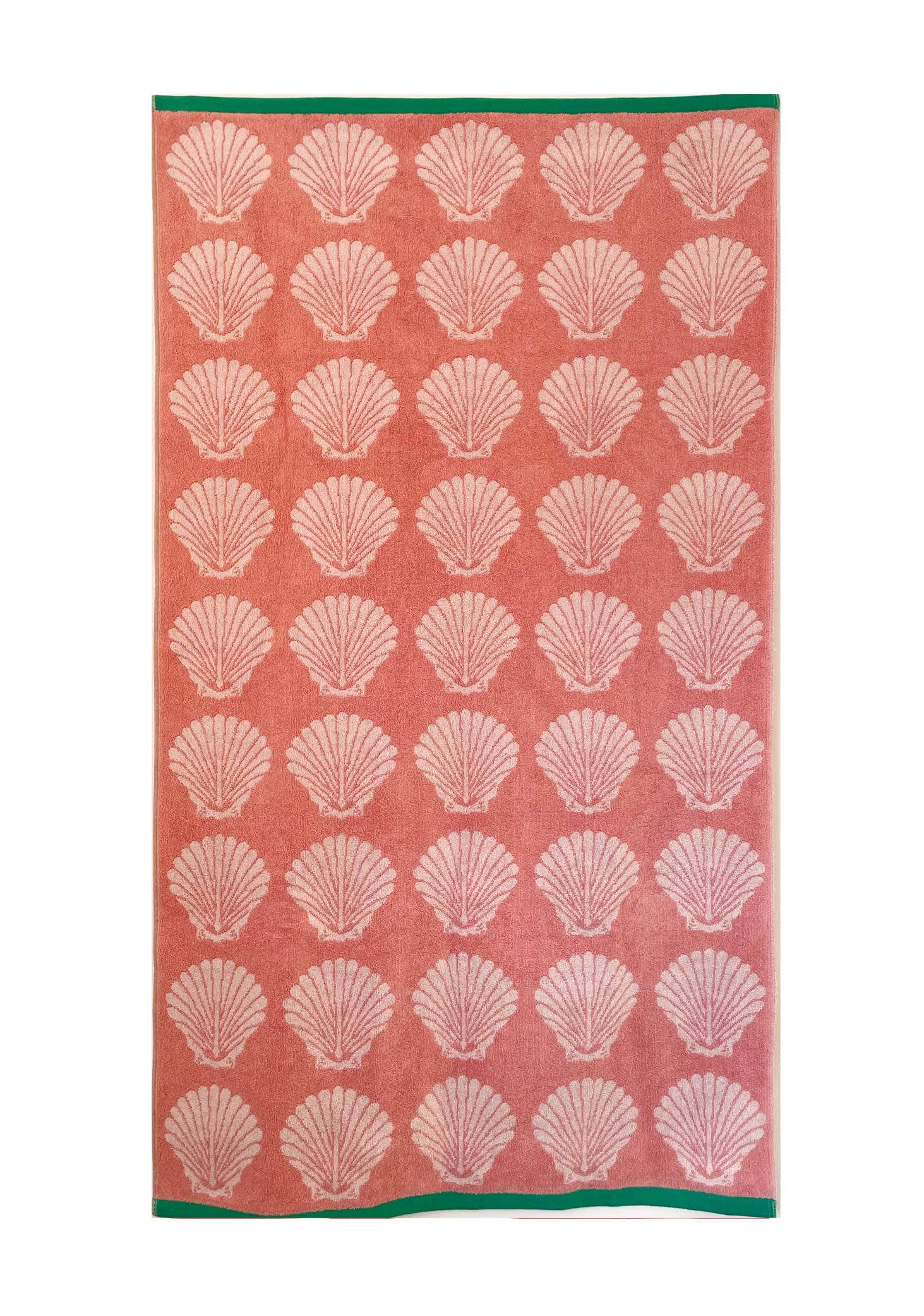 Shells Pink Organic Cotton Hand Towel