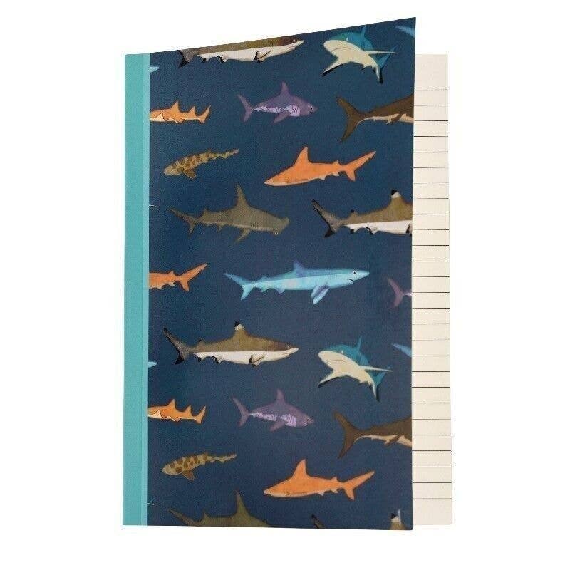 Sharks A5 Lined Notebook