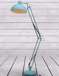 Giant Blue Angle Poise Lamp