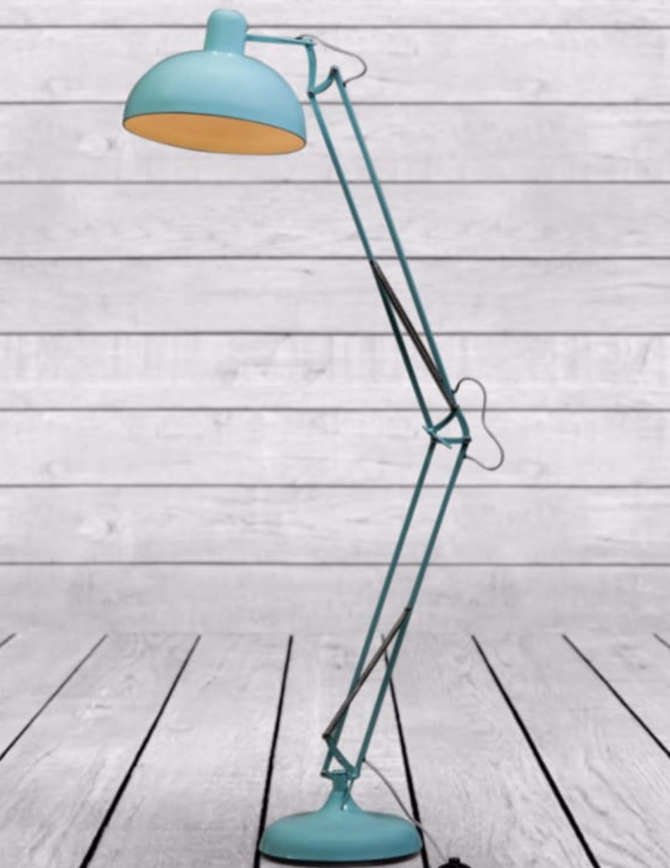 Giant Blue Angle Poise Lamp